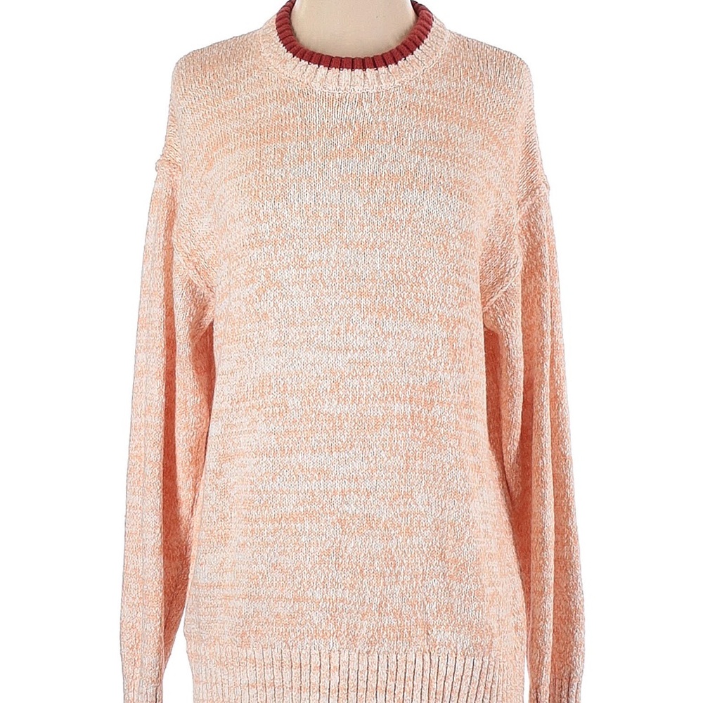 BDG Knit Peach & White Marled Crewneck Sweater. Size Extra Large. EUC.